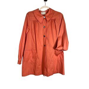 Vintage Retro Angelica Dress S Orange Peter Pan 40s Mini Mod Classic Chic Boho